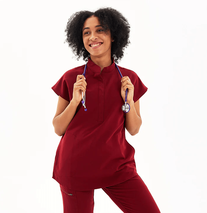 Premium Chinese Collar Women Top Regular Fit