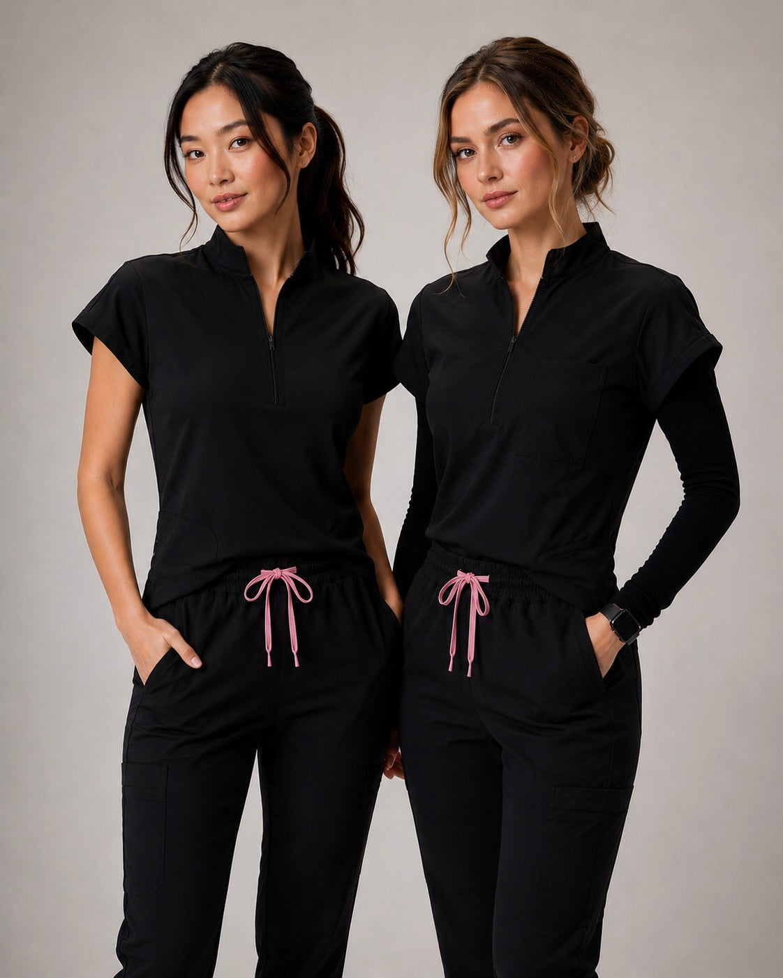Premium Pro In Chinese Collar Top pair with Straight Pants