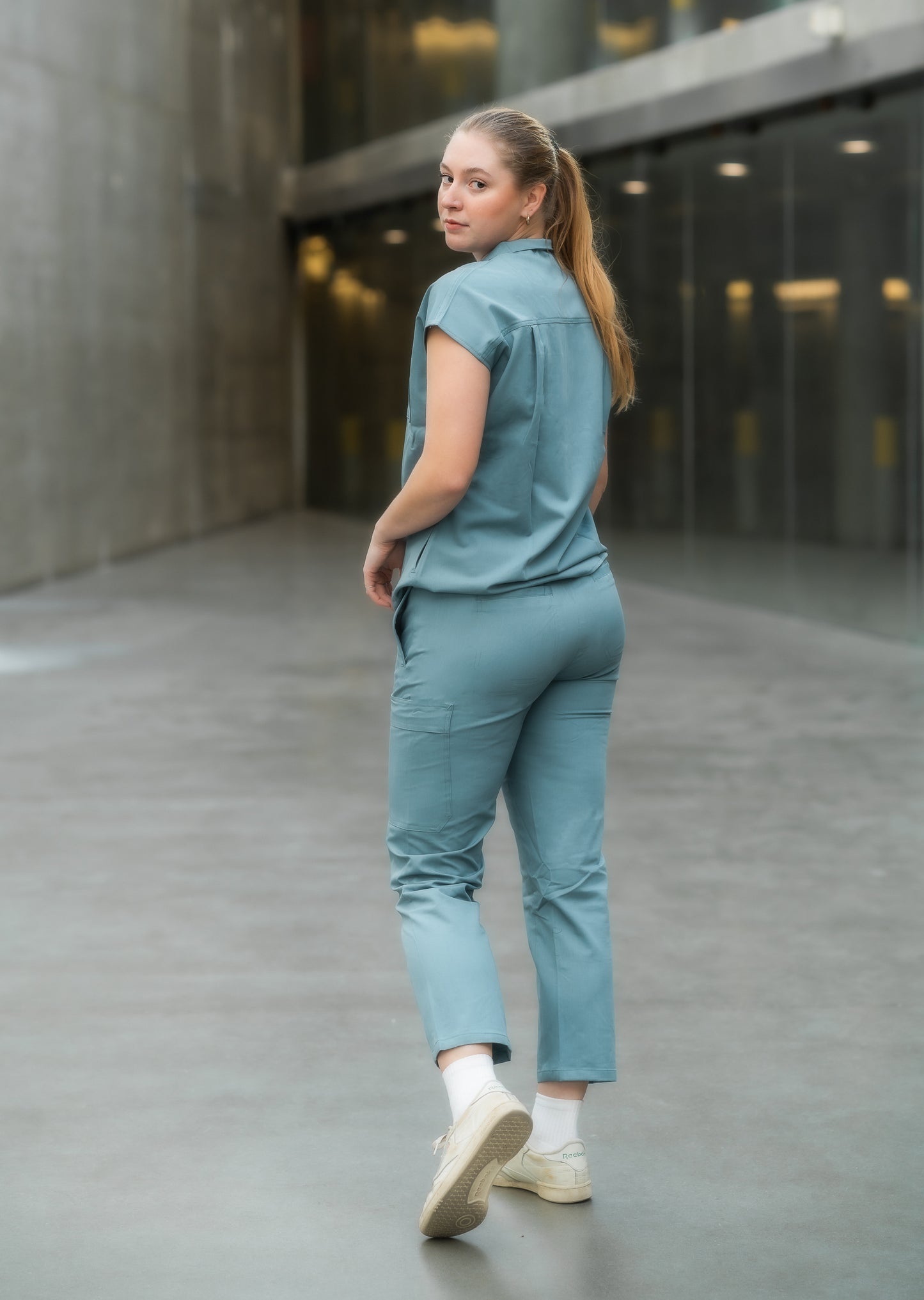 Premium Pro Petite Top Chinese Collar
