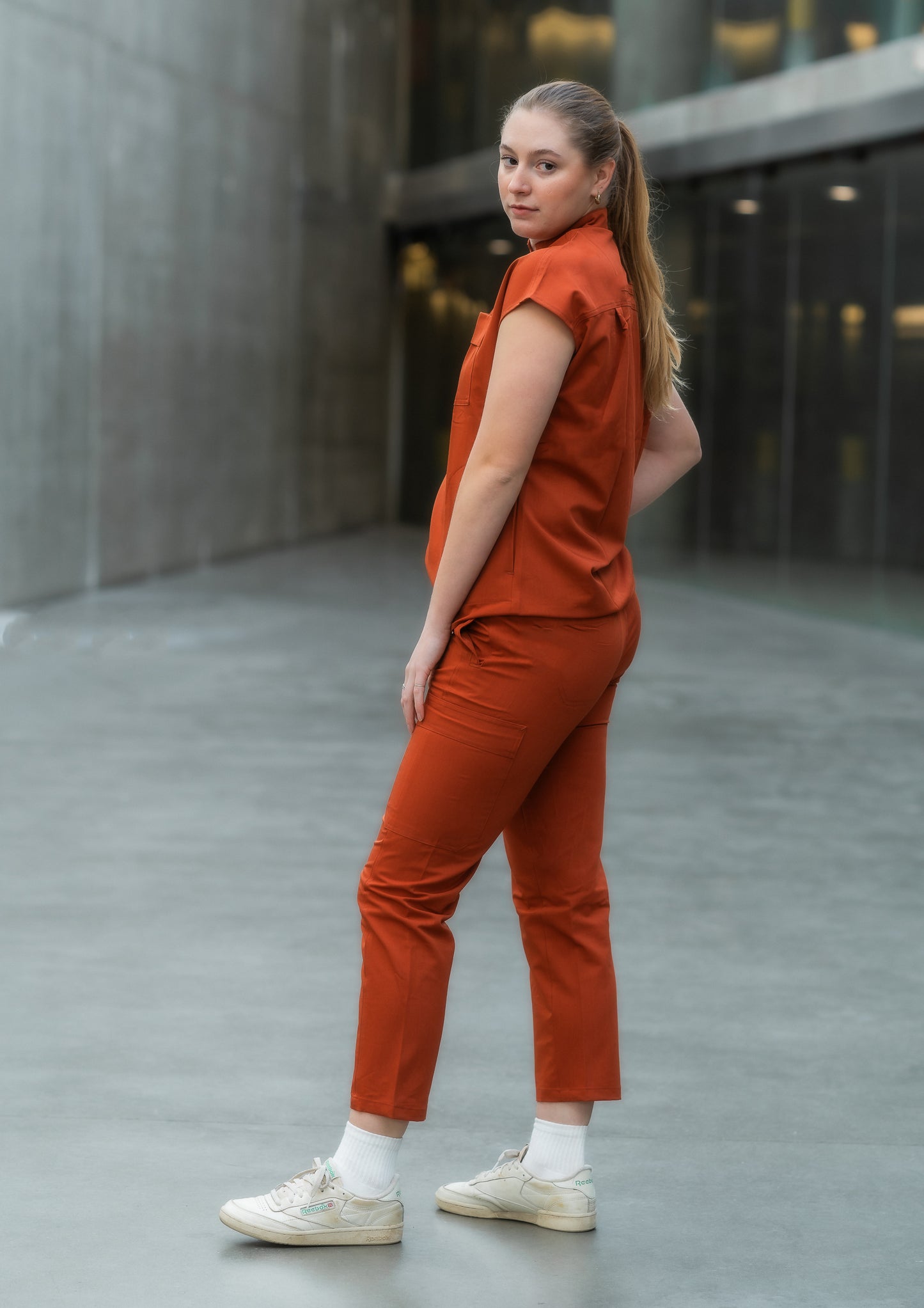 Premium Pro Petite Top Chinese Collar