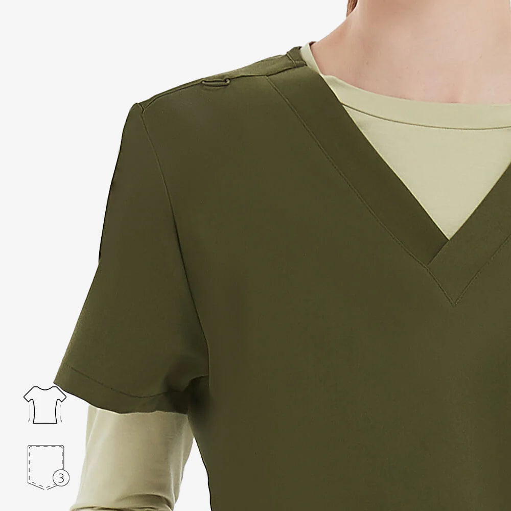 Premium V-NECK Women Top Regular Fit