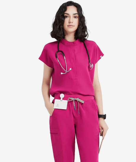 Premium Chinese Collar Women Top Regular Fit