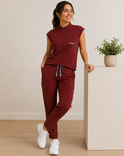 Premium Pro Petite Top Chinese Collar